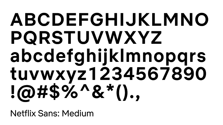  Netflix Sans FONT CLUB