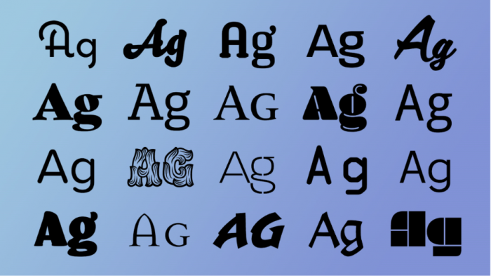 글꼴의 기능과 디자인에 적합한 글꼴 선택 방법