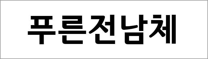 푸른전남체